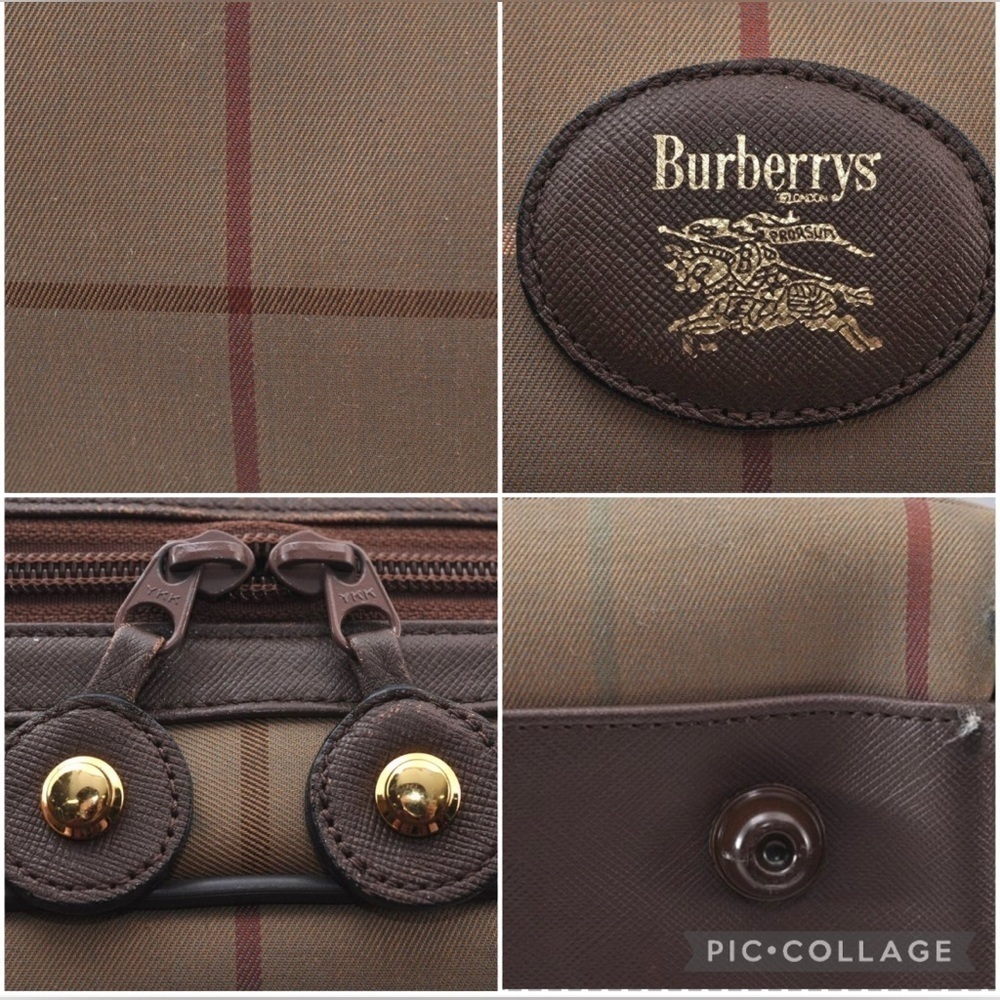 Vintage Burberrys Nova Check Travel Boston Bag - Picture 14 of 16